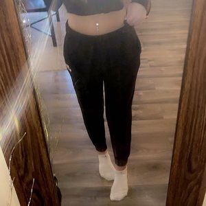Girls Black Nike Sweatpants size large